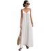 2026 European And American Fashion Casual Solid Color V-Neck Backless Sexy Sleeveless Strap Elegant_ecoleips.com