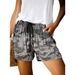 Women's Clothing Casual High-Waisted Shorts Summer Tie Belt Loose Wide Leg Pants_ecoleips.com