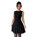 Women's Clothing Women's Casual Sleeveless Elegant Solid Color Ruffled Mini Dress_ecoleips.com