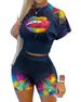 Verve 8830 Fashion Printed Suit Female New Product_ecoleips.com