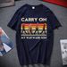 Supernatural Carry On My Wayward Son Vintage T-Shirt Sam And Dean Winchester Brothrs Shirt Trendy Abbey Road Winchester 2025 Top_ecoleips.com