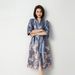 Voya Women's Summer Sexy Ice Pajamas, Mid-Sleeve Plus Size Bathrobe, Satin Silk Bridal Morning Robe, Wholesale From_ecoleips.com