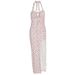 Women Sexy Fashion Floral Print Dress Lace Up Backless Slim Fit Bodycon Split Long Dress For Summer Party Dating_ecoleips.com