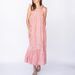 Bow Suspender Pleated Casual Dress Sexy Backless Hollow Out Summer Women's Dress Floral Print Swing Beach Maxi Dresses Vestidos_ecoleips.com