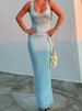 TARUXY Sequin Slim Maxi Dress Female Backless Glitter See-Through Sexy Patchwork Autumn Women's Long Club Party Dresses Vestido_ecoleips.com