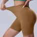 Seamless V Back Fitness Shorts Women's Quick Drying Peach Shaped Butt Lifting Tight Fitting Summer Cycling Yoga Style_ecoleips.com
