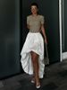 Pure Cotton Skirt Europe, America 2026 Spring And Summer New Women's Street Fashion Irregular Bud Design Skirt_ecoleips.com