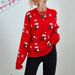 Christmas Knit Sweater For Women - Cozy Oversized Pullover With Festive Patterns, Soft Polyester Long Sleeve Tunic_ecoleips.com