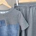 Women's Clothing Casual Sports Suit Fashion Color Matching Slim T Shirt Wide Leg Pants Two Piece Suit_ecoleips.com