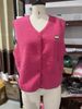 Women's Clothing Fluffy Sleeveless Short Vest Top For Women - Trendy Cropped Button-Up Cardigan With Pockets_ecoleips.com