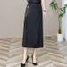 Simple Temperament Elegant Fashion Chinese Black Dress_ecoleips.com
