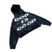 Streetwear Letter Patch Hoodie – Unisex Zip-Up Sweatshirt (Black/Green/Red, Oversized Fit)_ecoleips.com