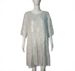 Women's Loose Fit Round Neck Short Sleeve Sequin Glitter Mini Dress – Party Evening Gown_ecoleips.com