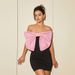 Short Dress Female Temperament Elegant Tube Top Big Bow Velvet Slim Dress Skirt_ecoleips.com