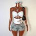 Off-Shoulder Strapless Bralette Sexy Hollowed Out Top Trendy Street Style Short Vest For Women Summer Fashion Polyester_ecoleips.com