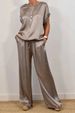 Women's Clothing Spring And Summer New Loose Shirt Wide Leg Trousers Casual Suit_ecoleips.com