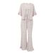 European And American Autumn New Leopard Print Loose Soft Comfortable Pure Cotton Heart Pajama Set Cross-Border_ecoleips.com