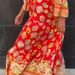 Women's Clothing Spring And Autumn New Women's Dress Printed Swing Temperament Floral Slim Long Skirt_ecoleips.com