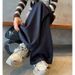 Warm Fleece Lined Jeans For Woman Y2k Pants Loose Wide Leg Trousers Winter 2025 Trendy Design Comfort Stretch Blue Denim_ecoleips.com