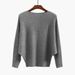 Off-Shoulder Batwing Sweater – Oversized Slouchy Knit Top (Viscose-Polyester Blend, 12 Colors, One-Size Fits US 6-14)_ecoleips.com