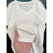 High-end White T-shirt Women's Spring Summer V-neck Bamboo Cotton Short-sleeved Thin Casual Inner Bottoming Shirt Korean Version Top_ecoleips.com