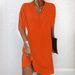 Women's V-Neck Smocked Batwing Sleeve Dress, Flowy Spring Summer Casual Maxi Dress With Elastic Waist_ecoleips.com