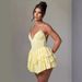 European And American Style Women's Clothing 2024 New French Sexy Deep V Backless Ruffle Strap High-end Dress For Women_ecoleips.com
