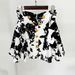 Women's Clothing New Celebrity Fashion Tulip Waistline Rose Metal Buckle Printed Short Skirt_ecoleips.com
