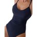 Women's Sexy One-Piece Swimsuit – High-Cut Backless Monokini In Hot Pink/Navy/White/Black_ecoleips.com