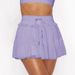 Cross-border European And American Women's Fashion Skirt-pants, Anti-exposure Ballet Style High-waisted Lace-up Mesh_ecoleips.com