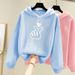 2025 Spring And Autumn New College Style Hooded Sweatshirt For Female Students, Loose Fleece-Lined Jacket,_ecoleips.com