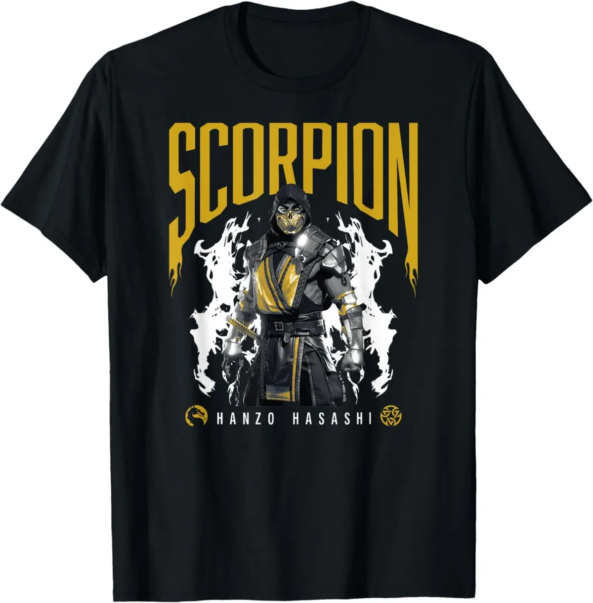 Women's T-Shirts Mortal Kombat - Scorpion Hanzo Hasashi T-Shirt_ecoleips.com
