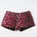 Aria Basics Aria Basics European And American Foreign Trade Spring-summer New Fashion Low-waist Sequin Color-blocking Leopard Print Sexy Women's_ecoleips.com
