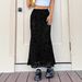 Women's Floral Print Mermaid Hem High Waist Bodycon Midi Skirt – Casual Fall Dressy Skirt 2026_ecoleips.com