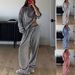 Women's Casual Striped Two Piece Set Fashion Autumn Winter_ecoleips.com