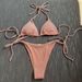 Sexy Bikini Set – Triangle Top & High-Cut Bottom, Breathable Polyester Fabric – Beach & Pool Swimwear For Women_ecoleips.com