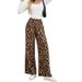 Aria Basics 2025 European And American Cross-border Foreign Trade Women's Loose Casual Printed Straight-leg Sports_ecoleips.com