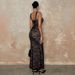 Women's Clothing Sexy Lace Dress Hollow Slim Temperament Elegant Lace Maxi Dress With Sheer Cutouts - Sexy & Sophisticated Summer Dress For Women_ecoleips.com