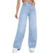 Women's Clothing New Jeans Women's Loose Straight Ladies_ecoleips.com