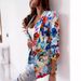 Women's Clothing American Style Printed Blazer Casual Spring Outerwear Long Sleeve Elegant Fashion Slim Fit Coffee Dark Blue Black_ecoleips.com