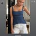 Women's Sexy Denim Camisole Top Style Slim Fit Sleeveless Outerwear_ecoleips.com
