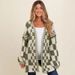 Spring/Summer Colorful Layering Jacket With Open-Neck Sweater-Women's Fashionable Casual Long-Sleeve Knitwear_ecoleips.com