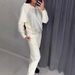 Women's Clothing Fashion Casual Hooded Sweatshirt Sports Suit_ecoleips.com