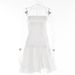 Women Romantic Figure‑Flattering Dress With Off‑Shoulder Neck, Halter Strap & Ruffled Hem_ecoleips.com