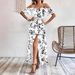 2025 Women's Sexy Irregular Long Camisole Floral Beach Dress_ecoleips.com