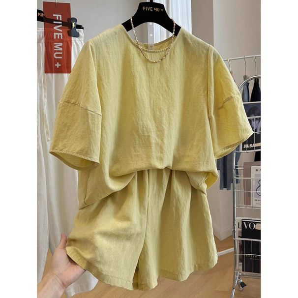 Women's Clothing Two Piece Fashionable Suit For Women In Summer Thin Style Temperament Outfit A Complete Set_ecoleips.com
