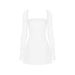 Women's Slim A-Line Dress Lace Trimmed Sexy Alluring Clothing_ecoleips.com