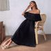 Women's Clothing One Shoulder Beach Pleated Dress_ecoleips.com
