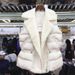 Women's Clothing 2024 Feather Cotton Vest Women's Autumn and Winter New Style Plush Thickened Outerwear Vest Middle Long Lambswool Vest Jacket_ecoleips.com