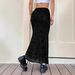 Women's Floral Print Mermaid Hem High Waist Bodycon Midi Skirt – Casual Fall Dressy Skirt 2026_ecoleips.com